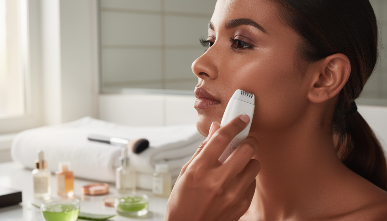 découvrez quelle méthode d'épilation du visage convient le mieux à votre type de peau pour un résultat efficace et sans irritation.