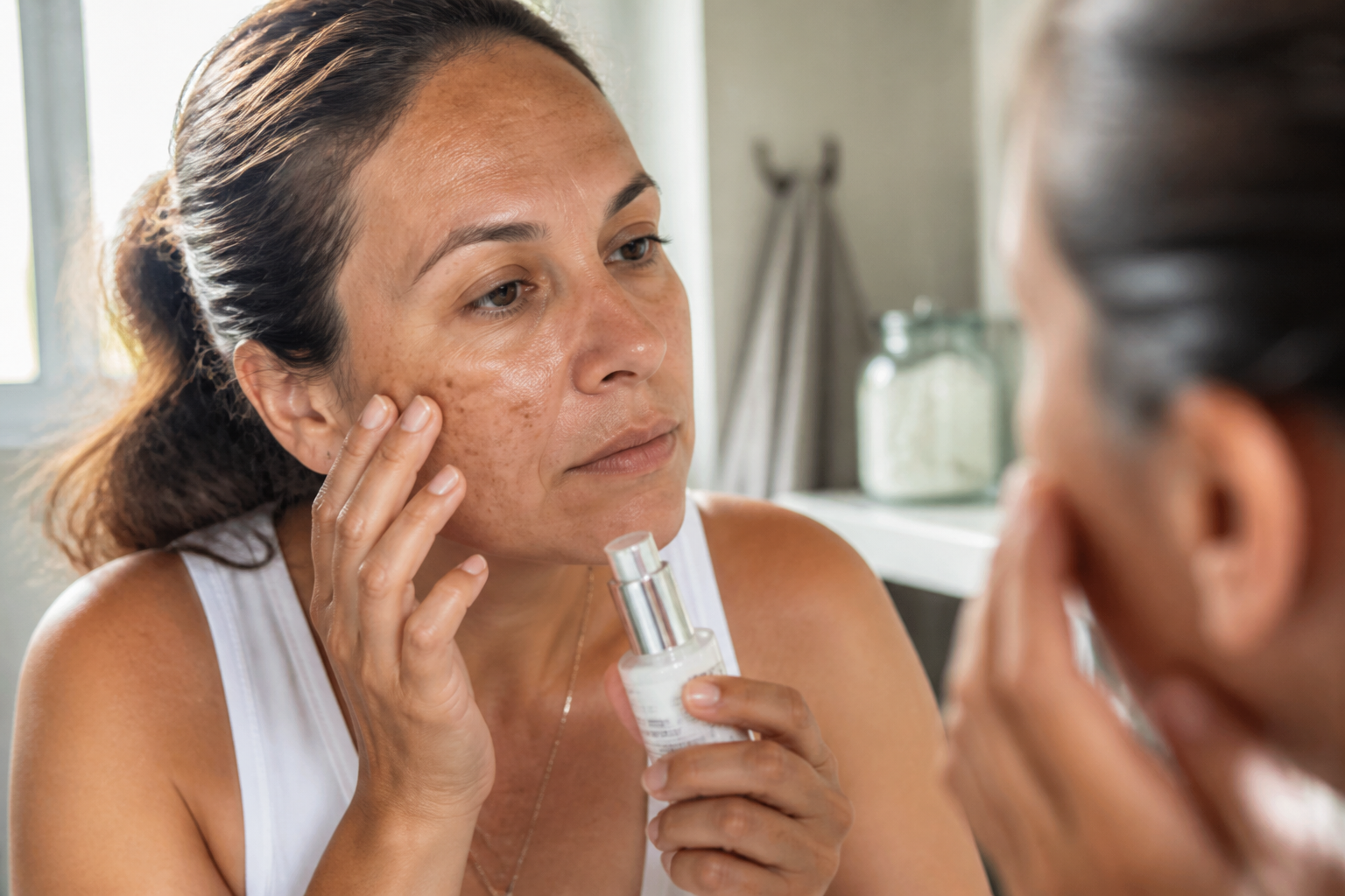 Taches brunes sur le visage : les solutions possibles et leurs limites